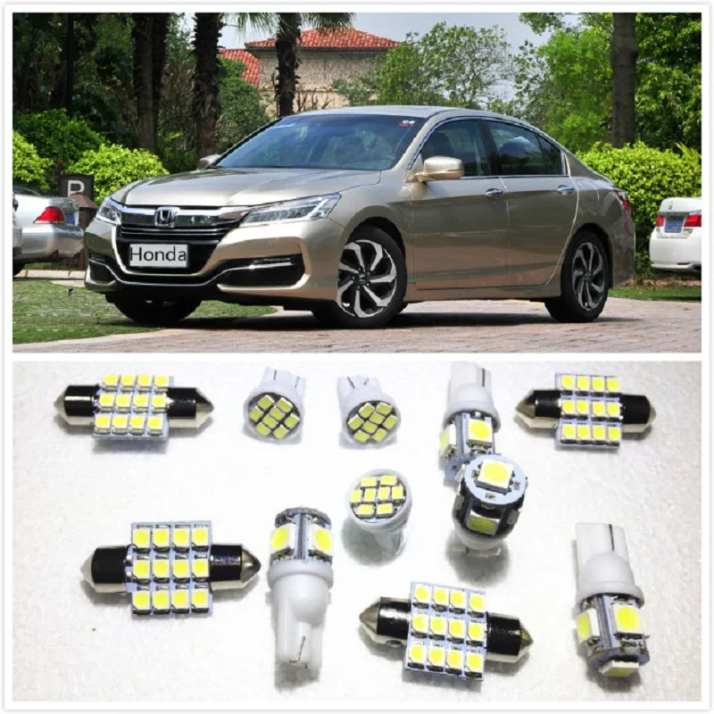 11 set White LED Lights Interior Package 10 & 31mm Map Dome For Honda Accord Fit Pilot MDX Insight 1990-2019
11 set White LED Lights Interior Package 10 & 31mm Map Dome For Honda Accord Fit Pilot MDX Insight 1990-2019