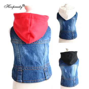 Spring and Autumn Knitted Hooded Cowboy Denim Vests for Pet Dog Clothes Three Colors XS-XXL Sizes for Choice Dog Jeans 10E 
Spring and Autumn Knitted Hooded Cowboy Denim Vests for Pet Dog Clothes Three Colors XS-XXL Sizes for Choice Dog Jeans 10E