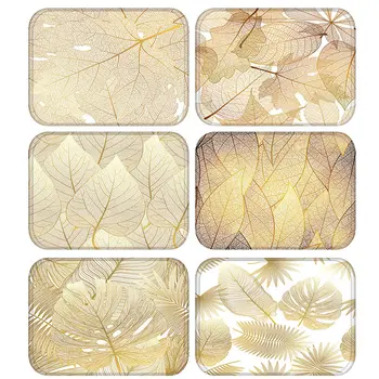 Golden Tropical Leaves Kitchen Entrance Door Mat Coral Velvet Carpet Rubber Colorful Indoor Floor Mats Non-Anti-Slip Rug 48255
Golden Tropical Leaves Kitchen Entrance Door Mat Coral Velvet Carpet Rubber Colorful Indoor Floor Mats Non-Anti-Slip Rug 48255