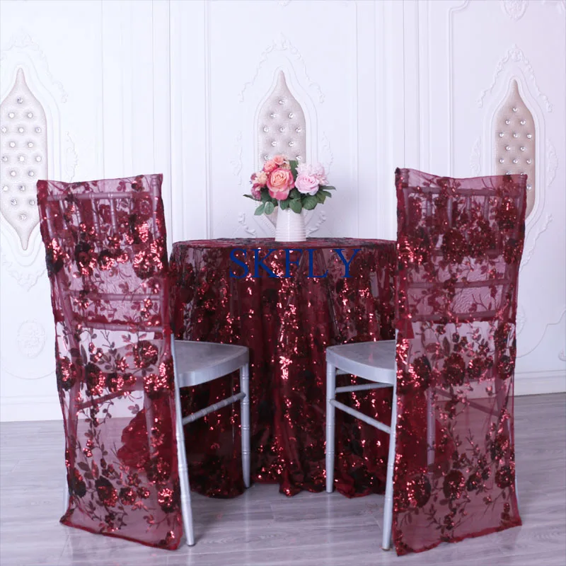 CL0090D wedding glitter Christmas new embroidery pattern popular fancy burgundy 108 inch round bridal table cloth
CL0090D wedding glitter Christmas new embroidery pattern popular fancy burgundy 108 inch round bridal table cloth