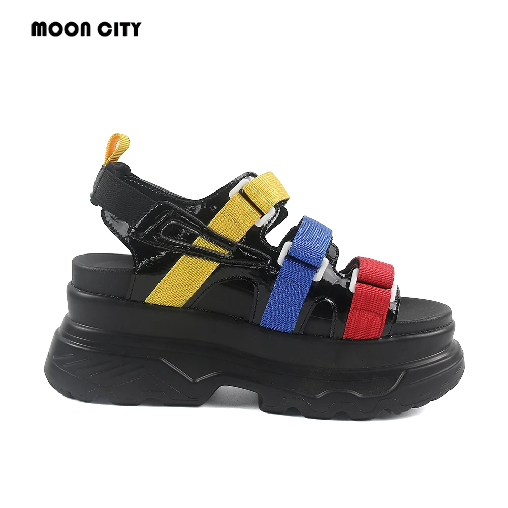 Summer Sandals 2019 Fashion Hook & Loop Platform Sandals Shoes Woman Black Bech Shoes Brand Gladiator Morale Women's Sandals
Summer Sandals 2019 Fashion Hook & Loop Platform Sandals Shoes Woman Black Bech Shoes Brand Gladiator Morale Women's Sandals