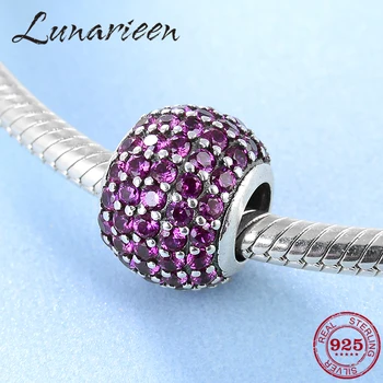 925 Sterling Silver Fashion Shiny Zircon Plum color Creative DIY Round Beads Fit Original Pandora Charm Bracelet Jewelry making
925 Sterling Silver Fashion Shiny Zircon Plum color Creative DIY Round Beads Fit Original Pandora Charm Bracelet Jewelry making