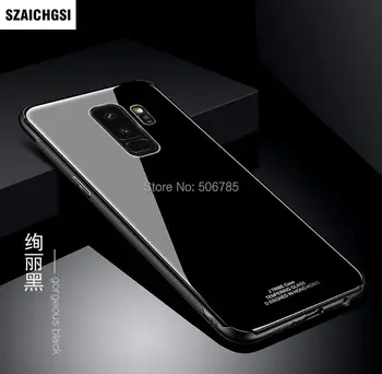 SZAICHGSI Luxury Back Glass Phone Case For samsung galaxy S9/S9 Plus Anti-knock Glass + Silicone TPU Cover Case wholesale 200pcs
SZAICHGSI Luxury Back Glass Phone Case For samsung galaxy S9/S9 Plus Anti-knock Glass + Silicone TPU Cover Case wholesale 200pcs