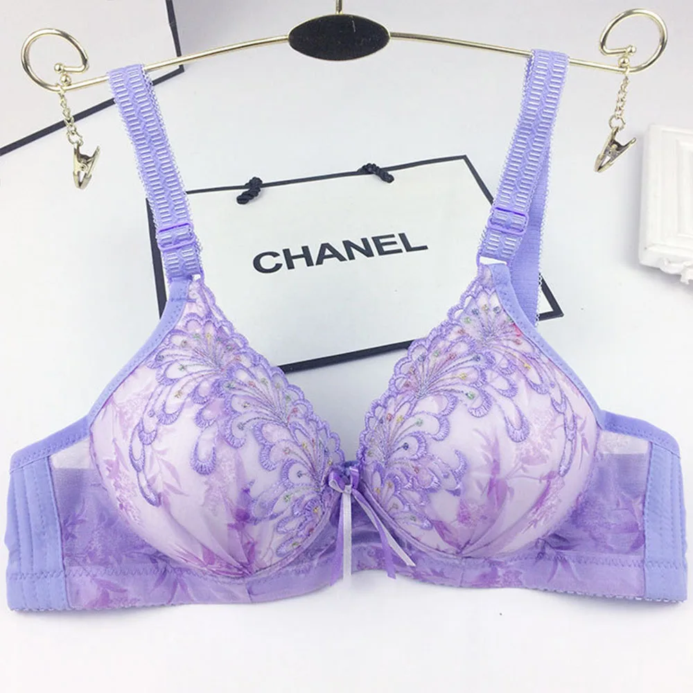 Bra for Womens Bralette Wireless Push Up Bras Embroidered Girl Light Padded Underwear Lingerie BH Size 34 36 38 40 A B Cup
Bra for Womens Bralette Wireless Push Up Bras Embroidered Girl Light Padded Underwear Lingerie BH Size 34 36 38 40 A B Cup