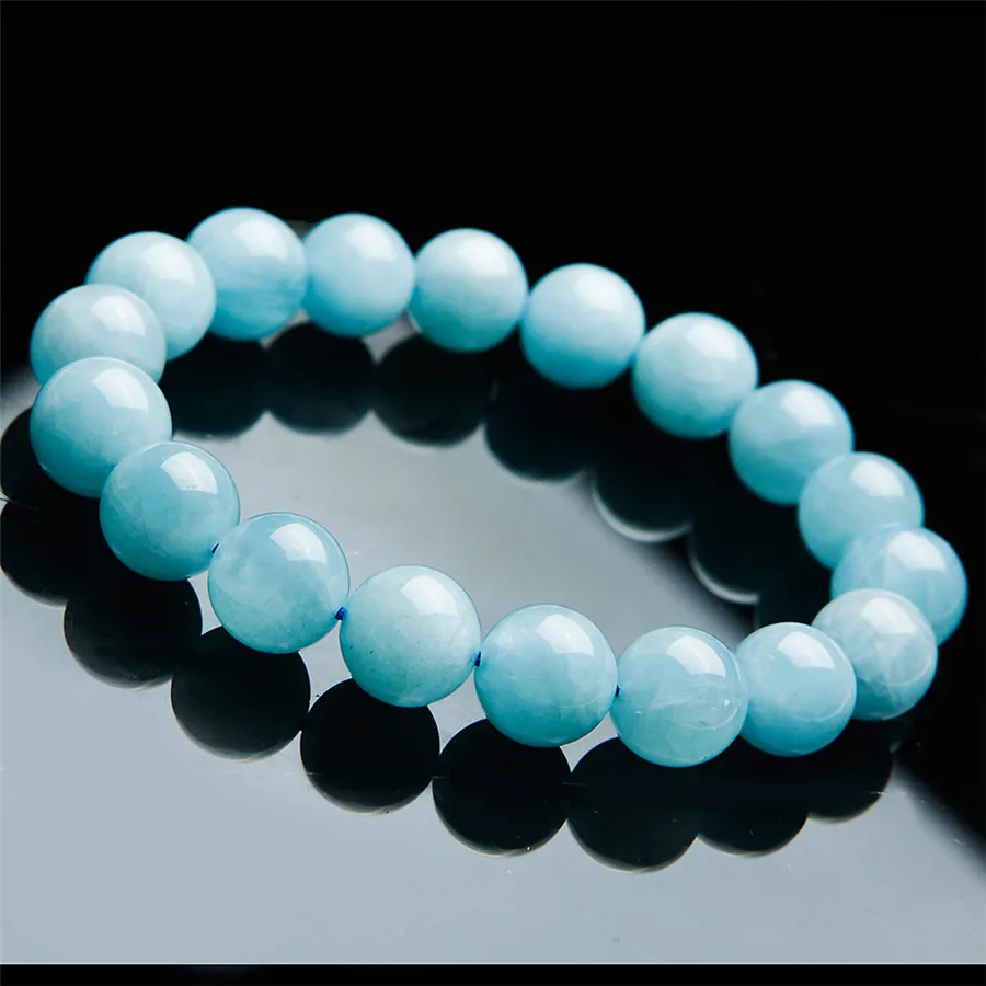 11mm 100% Genuine Natural Blue Aquamarine Bracelets For Women Female Stretch Round Bead Crystal Bracelet AAAAAA Drop Shipping
11mm 100% Genuine Natural Blue Aquamarine Bracelets For Women Female Stretch Round Bead Crystal Bracelet AAAAAA Drop Shipping
