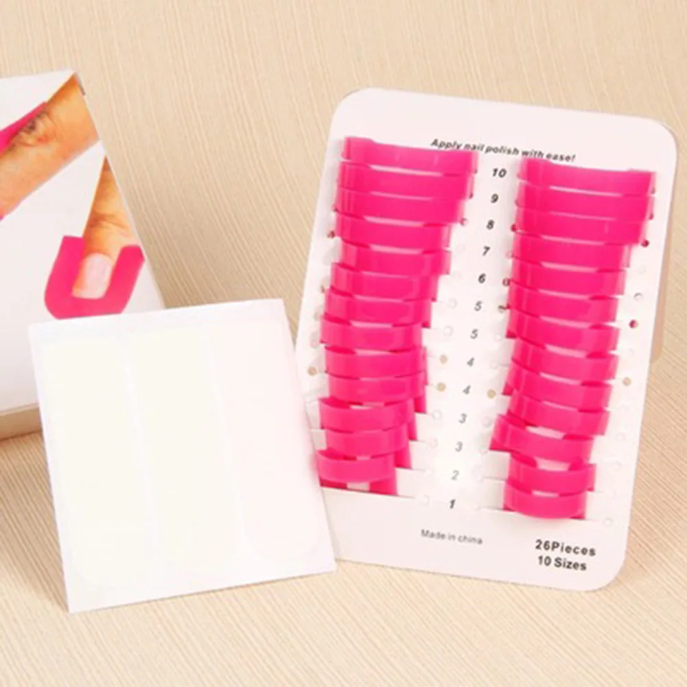 10 Sizes 26pcs Nail Polish Glue Model Spill Proof Manicure Protector Tool Nail Art Manicure Tool Polish Anti-Overflow Nail Clips
10 Sizes 26pcs Nail Polish Glue Model Spill Proof Manicure Protector Tool Nail Art Manicure Tool Polish Anti-Overflow Nail Clips