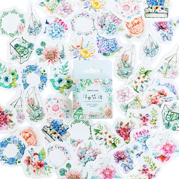 46pcs/box Cute flower language mini paper Self-Adhesive Decoration seal label Stickers DIY Decoration Diary Stationery Stickers
46pcs/box Cute flower language mini paper Self-Adhesive Decoration seal label Stickers DIY Decoration Diary Stationery Stickers