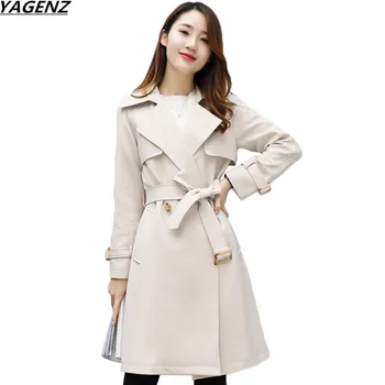 Women Trench Coat 2017New Spring Autumn Trench Coats Slim Fashion Medium-Long Outerwear Plus Size Windbreaker Female YAGENZ K639
Women Trench Coat 2017New Spring Autumn Trench Coats Slim Fashion Medium-Long Outerwear Plus Size Windbreaker Female YAGENZ K639