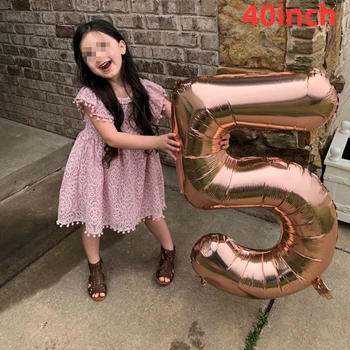 1pc 40 inch Large Size Digit Foil Balloons Figures 0-9 Rose Gold Birthday Party Decorations Number Balloon Wedding Supply JL0032
1pc 40 inch Large Size Digit Foil Balloons Figures 0-9 Rose Gold Birthday Party Decorations Number Balloon Wedding Supply JL0032