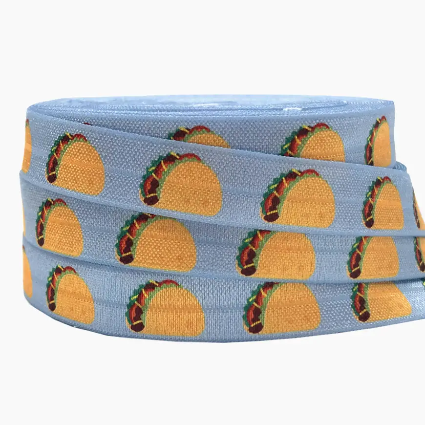 Good Quality 5/8" Hamburger Print Fold Over Elastic 10yards/lot Blue FOE Ribbon for Hair Tie DIY Headwear Hair Accessories
Good Quality 5/8" Hamburger Print Fold Over Elastic 10yards/lot Blue FOE Ribbon for Hair Tie DIY Headwear Hair Accessories