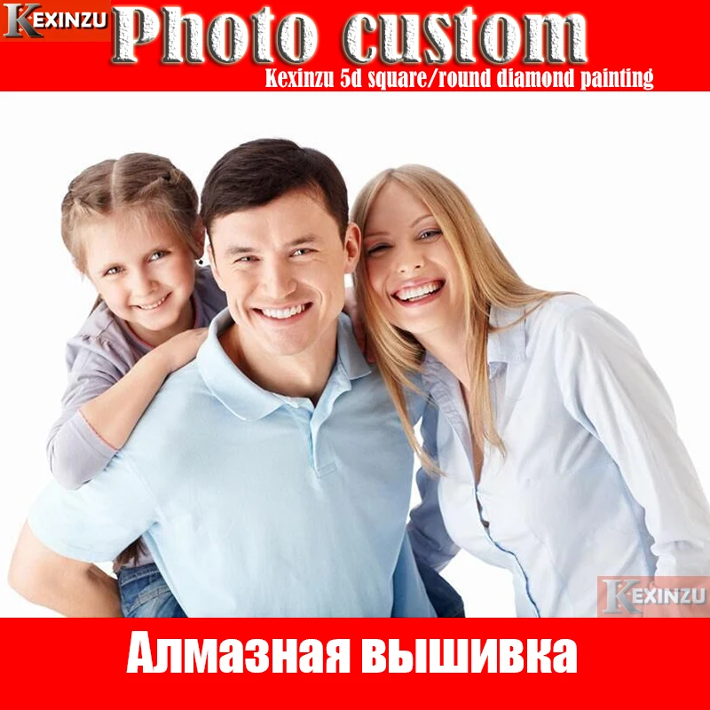 Kexinzu алмазов картина фотографии полная квадратная Картинка из страз Алмазная