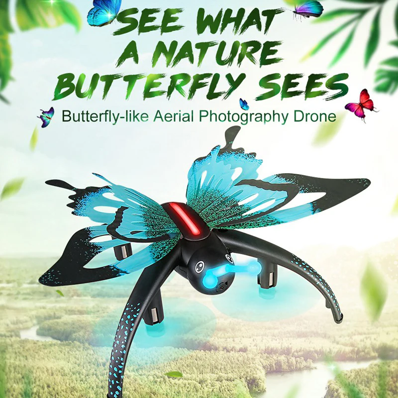 

JJRC H42 WIFI FPV RC Drone With 720P HD Camera Helicopter 6-axis Gyro Butterfly-like Quadcopter Outdoor Mini RC Drones RC Toy