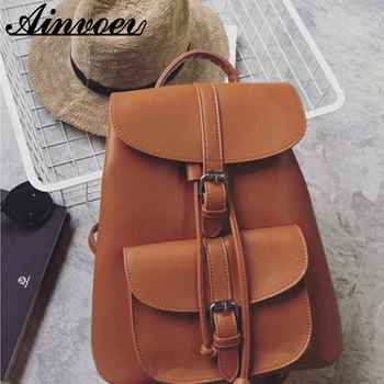Ainvoev 2019 Trendy Female Drawstring PU Leather Backpacks Teenage Girls Small School Bags Women High Quality Casual Rucksack
Ainvoev 2019 Trendy Female Drawstring PU Leather Backpacks Teenage Girls Small School Bags Women High Quality Casual Rucksack