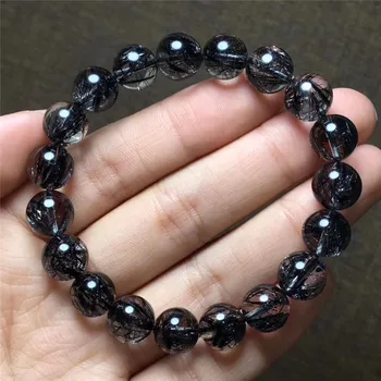 10mm Natural Black Hair Rutilated Quartz Stone Stretch Charm Fashion Jewelry Round Crystal Round Bead Bracelet New Gift AAAAA
10mm Natural Black Hair Rutilated Quartz Stone Stretch Charm Fashion Jewelry Round Crystal Round Bead Bracelet New Gift AAAAA