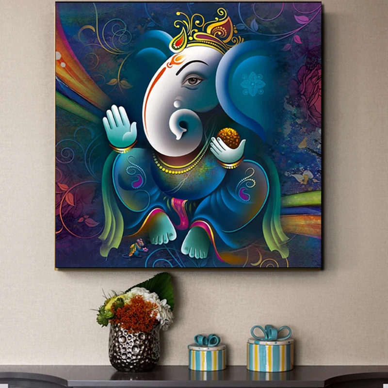 Ganesha Painting HD Canvas Painting Print Living Room Home Decoration Modern Wall Art Oil Painting Posters Pictures Accessories
Ganesha Painting HD Canvas Painting Print Living Room Home Decoration Modern Wall Art Oil Painting Posters Pictures Accessories
