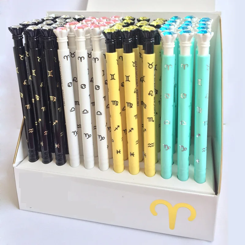 60 pcs/lot Diamonds Constellation Plastic Mechanical Pencil Automatic Pen For Kid School Office Supply
60 pcs/lot Diamonds Constellation Plastic Mechanical Pencil Automatic Pen For Kid School Office Supply