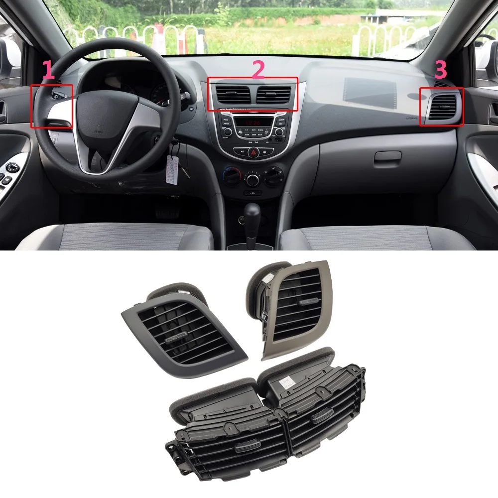 CAPQX For Hyundai Verna 2010 2011-2013 Interior Centre Console Air Conditioning Air Outlet Conditioner Air Vent Grilling Panel
CAPQX For Hyundai Verna 2010 2011-2013 Interior Centre Console Air Conditioning Air Outlet Conditioner Air Vent Grilling Panel