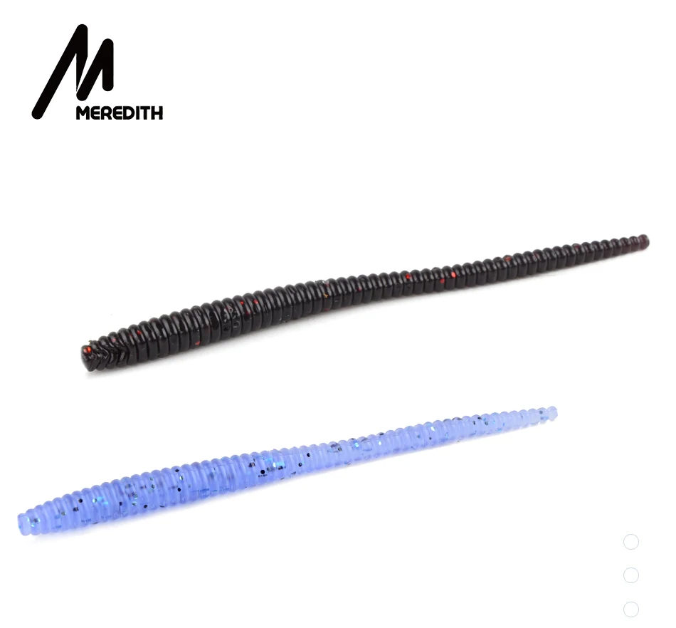 MEREDITH Floating Trout Worm Soft Baits 60mm 80mm Artificial Fishing Lures Sea Worms Earthworm Fishing Soft Lures Wobblers 14