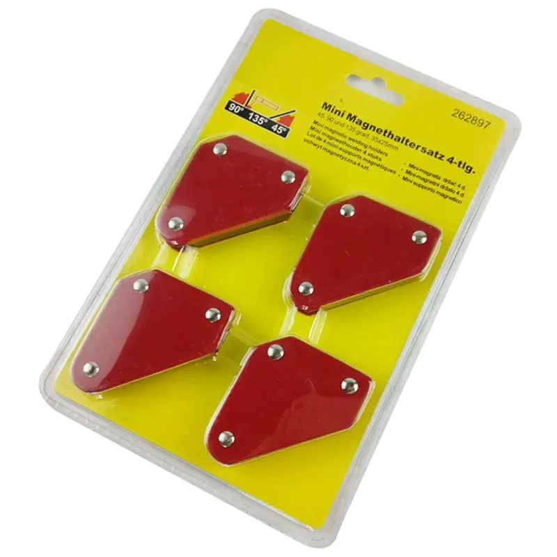 4 Pcs/set Mini Triangle-Welding Positioner 9Lb Magnetic Fixed Angle Soldering Locator Tools Without Switch Welding Accessories
4 Pcs/set Mini Triangle-Welding Positioner 9Lb Magnetic Fixed Angle Soldering Locator Tools Without Switch Welding Accessories