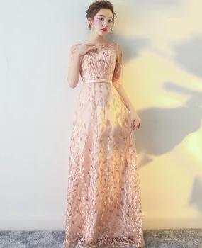 Fengguilai Long party Dress Hot Sale Scoop Neck Half Sleeves Navy Blue Lace Up Formal night Dresses Robe
Fengguilai Long party Dress Hot Sale Scoop Neck Half Sleeves Navy Blue Lace Up Formal night Dresses Robe