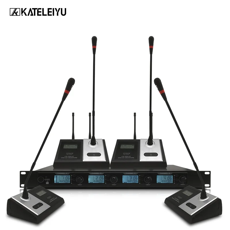 ERZHEN 4400GT UHF 4 Handheld Wireless Microphone Dynamic Capsule Family Party Balanced+Unbalanced Output Wireless Microphone+KTV
ERZHEN 4400GT UHF 4 Handheld Wireless Microphone Dynamic Capsule Family Party Balanced+Unbalanced Output Wireless Microphone+KTV