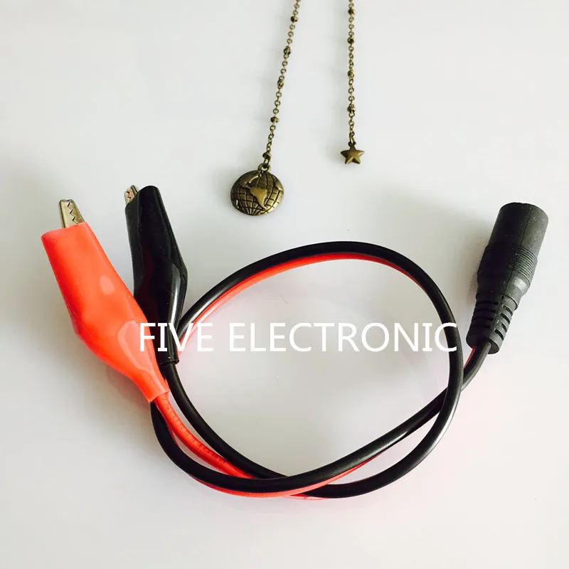 1.0SQMM cooper connector cable alligator clip to 5.5*2.1mm DC female Plug cable for storage battery
1.0SQMM cooper connector cable alligator clip to 5.5*2.1mm DC female Plug cable for storage battery