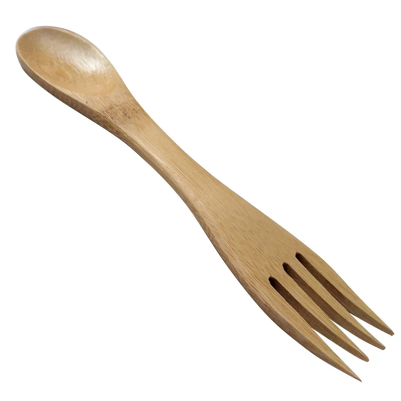 Creative Children Safty Eco-friendly Bamboo Spoon Fork 2 Into 1 Home Dinnerware Set Portable Travel Lunch Kit
Creative Children Safty Eco-friendly Bamboo Spoon Fork 2 Into 1 Home Dinnerware Set Portable Travel Lunch Kit