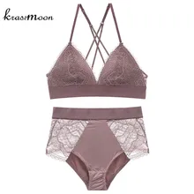 Lace Bralette Set Wire Free Ladies Bra Set Padded Bra and Panty Set High Waist Lingerie Underwear Women Brassiere BS157
Lace Bralette Set Wire Free Ladies Bra Set Padded Bra and Panty Set High Waist Lingerie Underwear Women Brassiere BS157