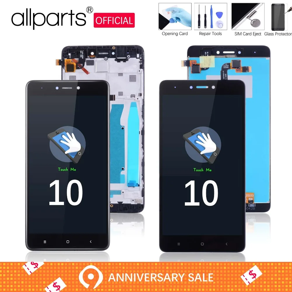 Snapdragon 625 Original LCD For XIAOMI Redmi Note 4X Display Touch Screen With Frame For Redmi Note 4X Display Parts
Snapdragon 625 Original LCD For XIAOMI Redmi Note 4X Display Touch Screen With Frame For Redmi Note 4X Display Parts