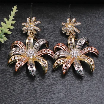 Lanyika Artistical Style Shining Thailand Coconut Flower Earrings for Woman Banquet Engagement Popular Luxury Best Gifts
Lanyika Artistical Style Shining Thailand Coconut Flower Earrings for Woman Banquet Engagement Popular Luxury Best Gifts