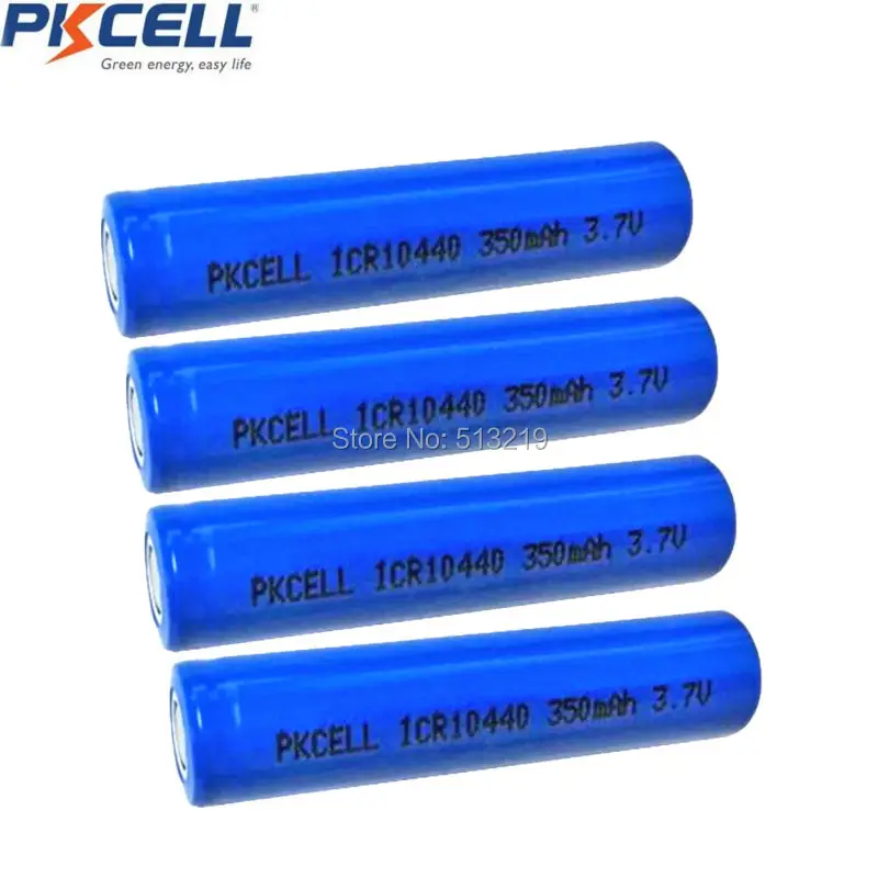 4 x Flat Top No Protection 3.7V 350mAh Lithium Batteria ICR10440 10440 Liion Rechargeable Batteries AAA Battery
4 x Flat Top No Protection 3.7V 350mAh Lithium Batteria ICR10440 10440 Liion Rechargeable Batteries AAA Battery