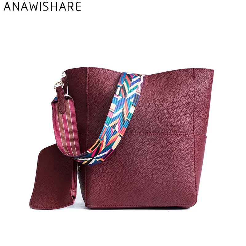 ANAWISHARE Women Leather Handbags Bucket Shoulder Bags Female Crossbody Bags For Girls Messenger Bags Bolsa Feminina
ANAWISHARE Women Leather Handbags Bucket Shoulder Bags Female Crossbody Bags For Girls Messenger Bags Bolsa Feminina