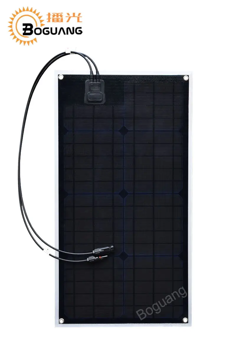Boguang 30w solar panel ETFE Monocrystalline silicon cell PCB module MC4 connector for 12v battery LED light car RV yacht power
Boguang 30w solar panel ETFE Monocrystalline silicon cell PCB module MC4 connector for 12v battery LED light car RV yacht power