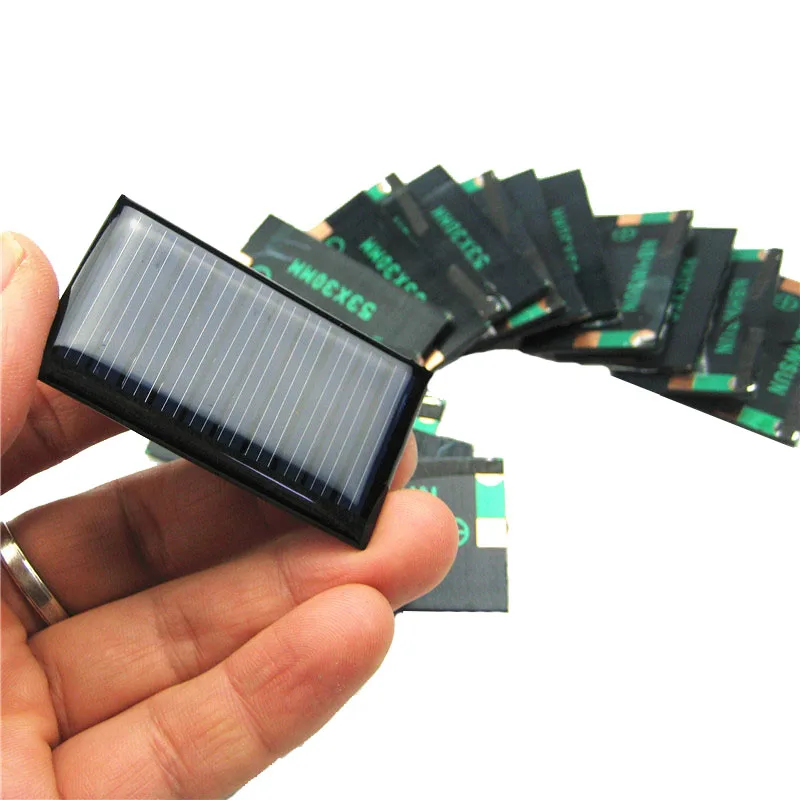 Mini 0.15W 5V Solar Panel DIY Battery Cell Charger Module Portable Panneau Solaire Energy Board 53*30mm
Mini 0.15W 5V Solar Panel DIY Battery Cell Charger Module Portable Panneau Solaire Energy Board 53*30mm
