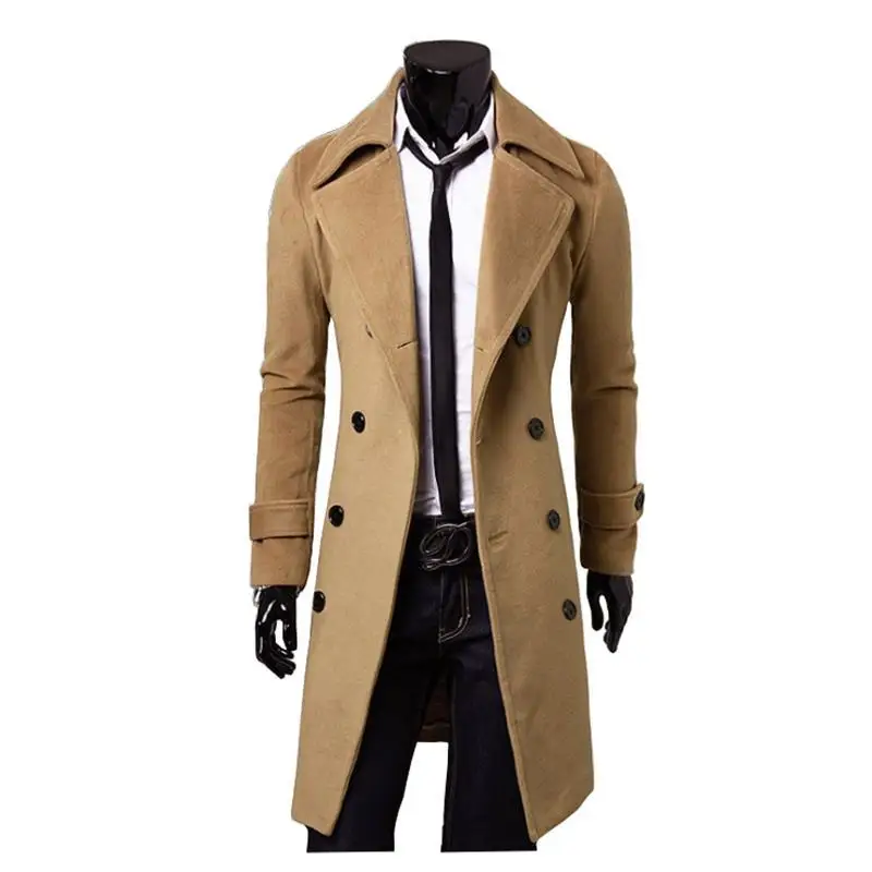 Casual Fashion Mens Long Coats 2018 Winter Warm Slim Long Sleeve Wool Blend Coat and Jacket Solid Single Breasted Male Coats
Casual Fashion Mens Long Coats 2018 Winter Warm Slim Long Sleeve Wool Blend Coat and Jacket Solid Single Breasted Male Coats
