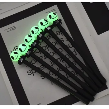 24 pcs/Lot Funny demon pen Luminous light 0.5mm ballpoint Black color pens Kawaii gift Stationery School supplies DB862
24 pcs/Lot Funny demon pen Luminous light 0.5mm ballpoint Black color pens Kawaii gift Stationery School supplies DB862