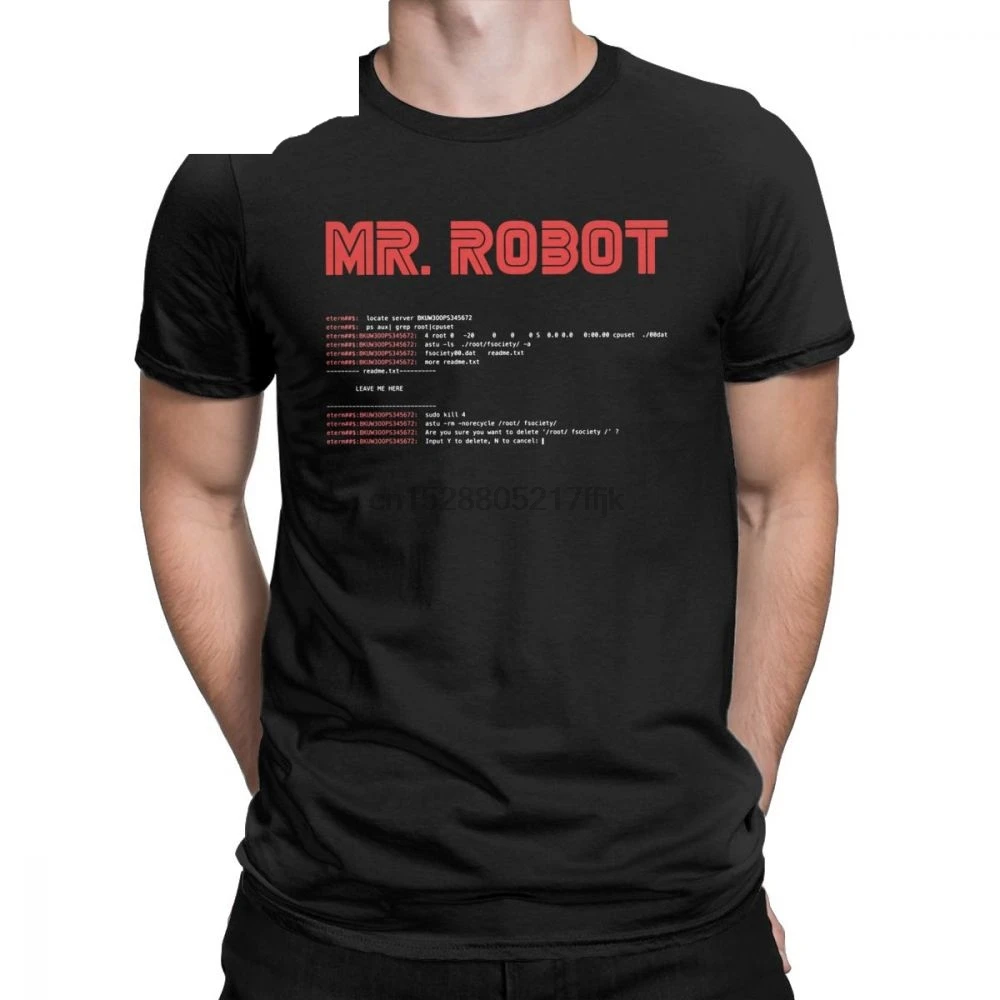 Cool Mr Robot Programming Programmer Developer Code T-Shirts for Men Crew Neck Cotton T Shirt Short Sleeve Tees Big Size Clothes
Cool Mr Robot Programming Programmer Developer Code T-Shirts for Men Crew Neck Cotton T Shirt Short Sleeve Tees Big Size Clothes