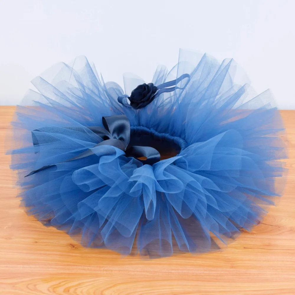Navy Blue Fluffy Tutu Skirt for Girls Baby First Birthday Party Tutu & Flower Headband Girl Clothes Ballet Tulle Skirt 0-12Y
Navy Blue Fluffy Tutu Skirt for Girls Baby First Birthday Party Tutu & Flower Headband Girl Clothes Ballet Tulle Skirt 0-12Y