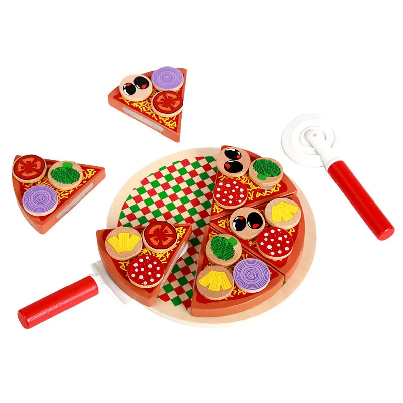 Pizza Wooden Toys Food Cooking Simulation Tableware Children Kitchen Pretend Play Toy Fruit Vegetable with Tableware 3 5 8 years
Pizza Wooden Toys Food Cooking Simulation Tableware Children Kitchen Pretend Play Toy Fruit Vegetable with Tableware 3 5 8 years