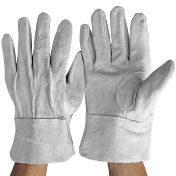 Fireproof Durable White Cow Leather Welder Gloves Comfortable Anti-Heat Work Safety Gloves For Welding Metal Hand Tools 230mm
Fireproof Durable White Cow Leather Welder Gloves Comfortable Anti-Heat Work Safety Gloves For Welding Metal Hand Tools 230mm