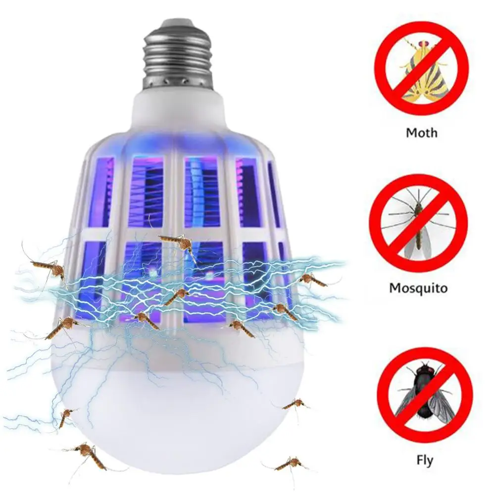 Light Zapper LED Mosquito Killer Bulb E27/B22 LED Bulb For Home Lighting Trap Lamp Insect Anti Mosquito Repeller Bug Zapper
Light Zapper LED Mosquito Killer Bulb E27/B22 LED Bulb For Home Lighting Trap Lamp Insect Anti Mosquito Repeller Bug Zapper