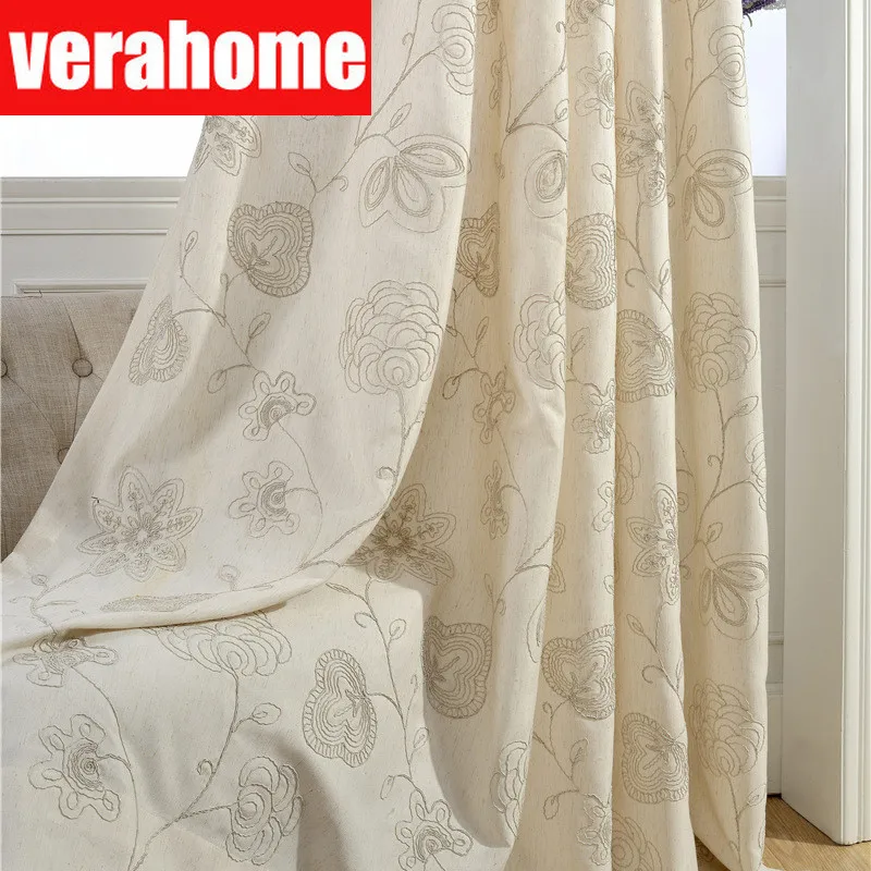 European Luxury American curtain cotton and linen embroidery blackout floral cloth curtain for living room bedroom windows
European Luxury American curtain cotton and linen embroidery blackout floral cloth curtain for living room bedroom windows