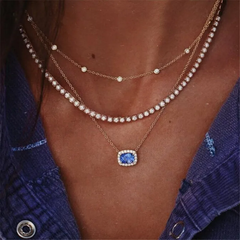 DIEZI Fashion Multilayer Chain Necklace For Women 2019 New Vintage Rhinestone Choker Statement Necklace For Girls Jewelry
DIEZI Fashion Multilayer Chain Necklace For Women 2019 New Vintage Rhinestone Choker Statement Necklace For Girls Jewelry