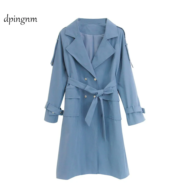 Autumn 2018 Pink Slim Trench Women Fashion Stylish Belt Turn Down Collar Long Sleeve Coat Good Quality Womens Trench Coats
Autumn 2018 Pink Slim Trench Women Fashion Stylish Belt Turn Down Collar Long Sleeve Coat Good Quality Womens Trench Coats