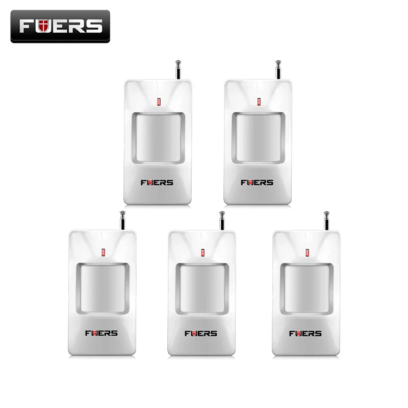 Fuers Wireless PIR Sensor 433mh Motion Detector Alarm Sensor For G18 G19 10A GSM PSTN Home Security Alarm System
Fuers Wireless PIR Sensor 433mh Motion Detector Alarm Sensor For G18 G19 10A GSM PSTN Home Security Alarm System