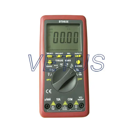 Free shipping True rms auto range digital multimeter DT992E capacitance frequency resistance tester DT-992E
Free shipping True rms auto range digital multimeter DT992E capacitance frequency resistance tester DT-992E