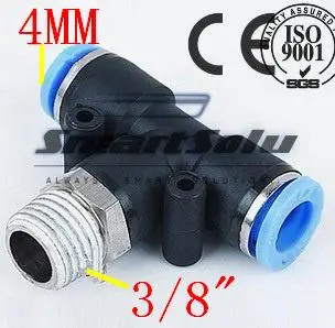 10pcs/lot Free Shipping APB PB 4-03 Pneumatic 4mm Tube Push In 3/8" Inch Air Fitting Connector 3 Way Male Tee Joint Coupler
10pcs/lot Free Shipping APB PB 4-03 Pneumatic 4mm Tube Push In 3/8" Inch Air Fitting Connector 3 Way Male Tee Joint Coupler