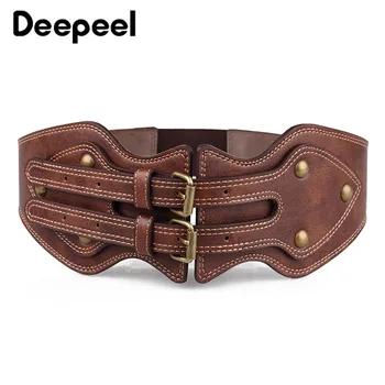 Deepeel 1pc 86/92cm Fashion Imitation Leather Cummerbunds PU Elastic Band Adjustable Wide Belt Leather Crafts Coat Decoration
Deepeel 1pc 86/92cm Fashion Imitation Leather Cummerbunds PU Elastic Band Adjustable Wide Belt Leather Crafts Coat Decoration