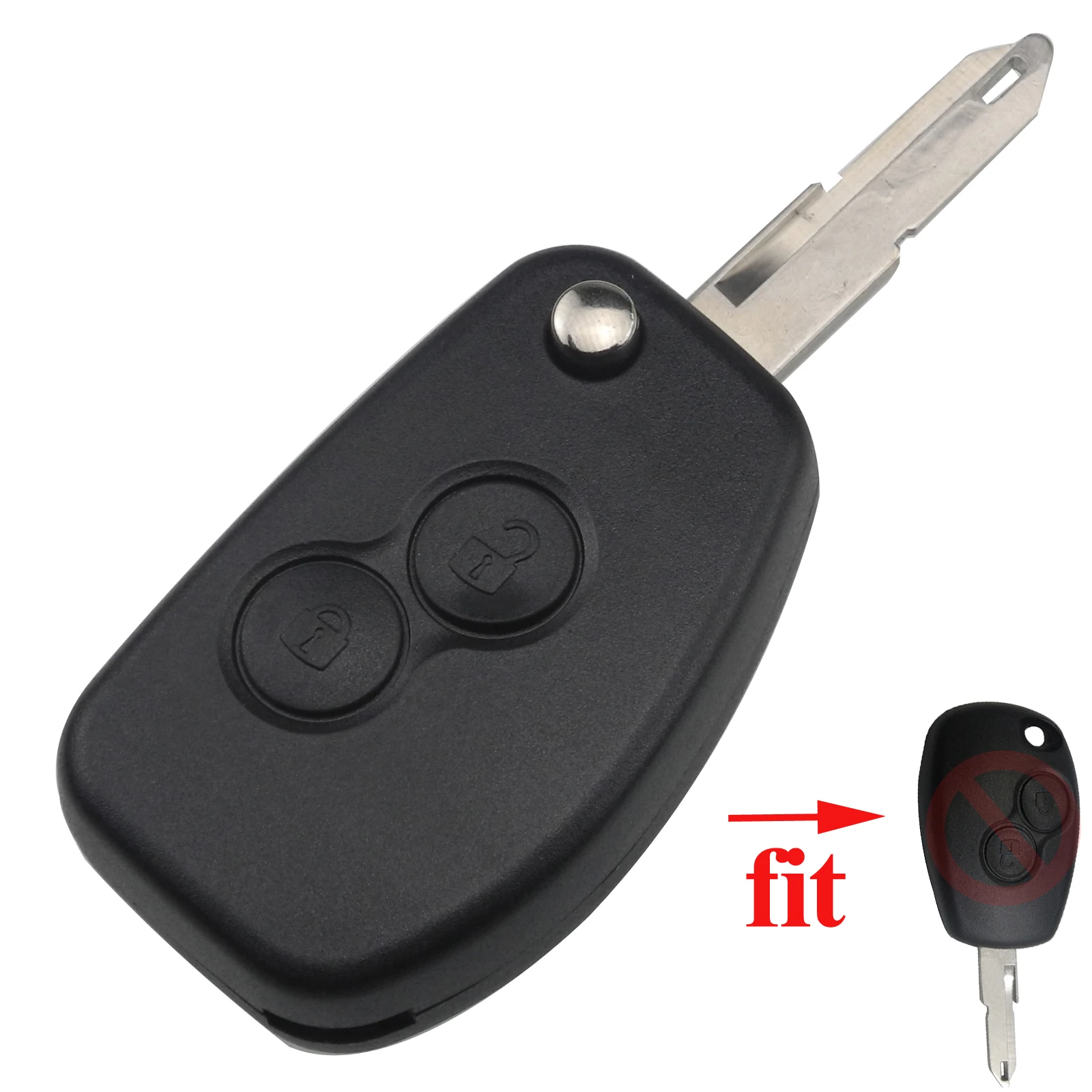 Jingyuqin Remote Flip Car Key Case Shell Fob for Renault Duster Logan Fluence Clio Car Styling Folding Key Case 2 Buttons
Jingyuqin Remote Flip Car Key Case Shell Fob for Renault Duster Logan Fluence Clio Car Styling Folding Key Case 2 Buttons