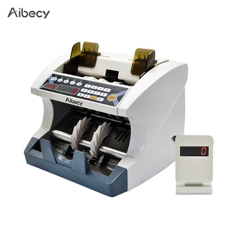 

Aibecy Multi-Currency Automatic Cash Banknote Money Bill Counter Counting Machine for EURO/USD/GBP/AUD/JPY/KRW company bank